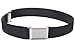 HOLD'EM children’s Elastic silver Buckle Belts Boys girls Toddler Size 2t 3t 4t 5t - Black