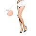 Moochi Women's 40 Denier Sheer Bikini Crotch Anti-hook Tights