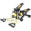 Stepper-with-LCD-Digital-Display-Function-Exercise-Legs-Arms-Hips-With-Elastic-Rope-Aerobic-Exercise-for-Indoor-Sports-Fitness-Swinging-Stepper-150Kg-Bearing-Capacity Stepper with LCD Digital Display Function, Exercise Legs, Arms, Hips (With Elastic Rope) Aerobic Exercise, for Indoor…
