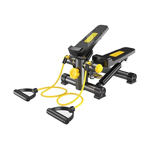 Stepper-with-LCD-Digital-Display-Function-Exercise-Legs-Arms-Hips-With-Elastic-Rope-Aerobic-Exercise-for-Indoor-Sports-Fitness-Swinging-Stepper-150Kg-Bearing-Capacity Stepper with LCD Digital Display Function, Exercise Legs, Arms, Hips (With Elastic Rope) Aerobic Exercise, for Indoor…