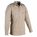 America Wear Men's Tan Long Sleeves Security Shirt (Extra-Large)