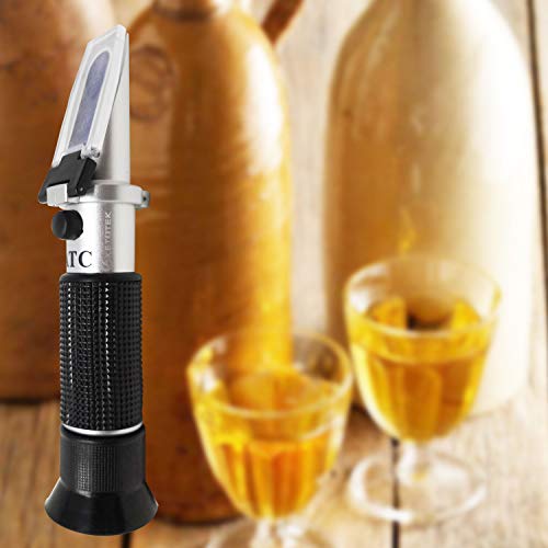 Ketotek Portable Brix Beer Refractometer with ATC for Beer Wort Wine Fruit Sugar Homebrew Meter Brix 0-32% Specific Gravity 1.000-1.130 Replace Homebrew Hydrometer - Thumbnail 6