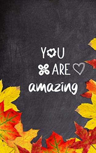 Notebook You are amazing: Lined Notebook Journal, Pocket Notebook with Assorted Happy Themed Designs and Motivational, Notebook for Diary and Notes, 120 Pages - 60 sheets, 5 x 8 inches