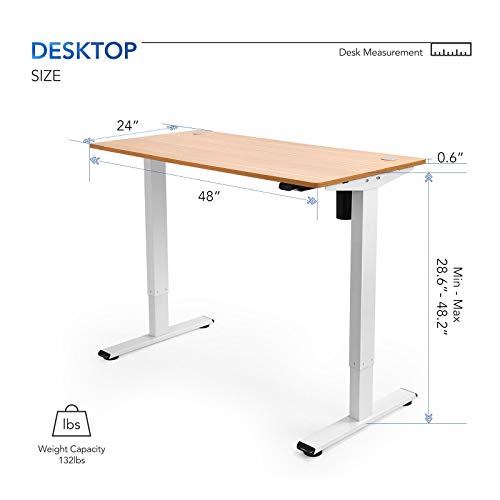 FLEXISPOT EG1 Essential Standing Desk, Height Adjustable Desk Electric