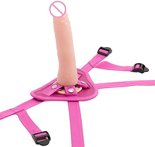 Pyracin (TM)New Lesbian Strapon Dil-do Realistic, Detachable Strap On Ultra Soft Silicone Pen-is with Bendable Bone, S-e-x Toys for Woman
