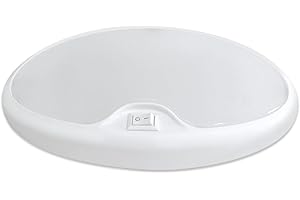 Dream lighting 12V Led RV Ceiling Dome Light RV Interior Lighting for Trailer Camper with Switch, Cool White-5500K 390 Lumens