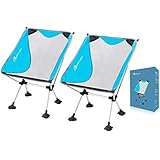 Moon Lence Compact Camping Chair Ultralight Portable Folding Chair Lightweight Backpacking Chair for Camping Picnic-Super Breathable