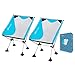 MOON LENCE Outdoor Ultralight Portable Folding Chairs with Carry Bag Heavy Duty 242lbs Capacity Camping Folding Chairs Beach Chairs