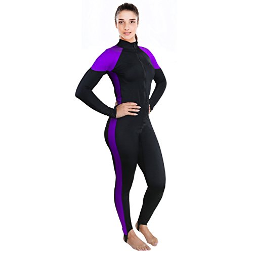 image for Ivation Womens Wetsuit - Lycra Full Body Diving Suit & Sports Skins fo