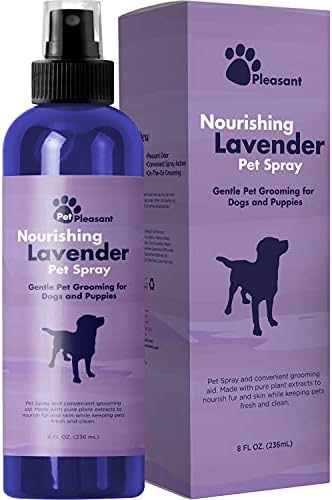 Pet Odor Eliminator Spray for Dogs – Dog Spray For Smelly Dogs and Dog Calming Spray with Lavender Essential Oil – Pet Deodorizer Spray plus Dog Freshener Body Spray and Top Pet Supplies for Dogs