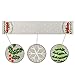 Simhomsen Embroidered Farmhouse Truck Table Runner for Christmas Holidays (Car, 13 × 70 Inches)