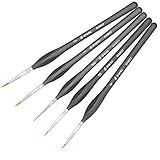 Mitini 7 Pieces Detail Paint Brush Set Miniature