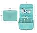 EPQUEEN Travel Toiletry Bag Women's Makeup Bag Cosmetic Organizers for Accessories Shampoo Toiletries Christmas Gifs Light Blue