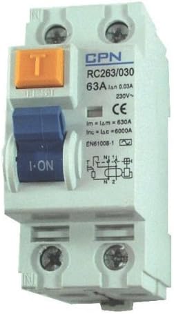 Cudis RC263/030 63A 30mA 2 Module DP RCD by Cudis