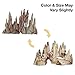 One Stop Outdoor (13″ W x 8″ H) Large Jagged Rock Hide Quartz Outcrop for Aquarium Decor Stone Rocks – Also Great for Miniature Fairy Garden, Aquascaping, Reptile enclosures & Model Railroadthumb 3