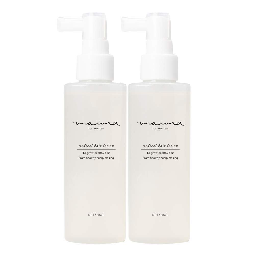 マイマ 育毛剤 女性用 薬用育毛ヘアローション 100ml 発毛促進 医薬部外品 6本セット B07hx96qb9 育毛剤 2本 育毛剤 2本 Maima 育毛養毛用トニックエッセンス