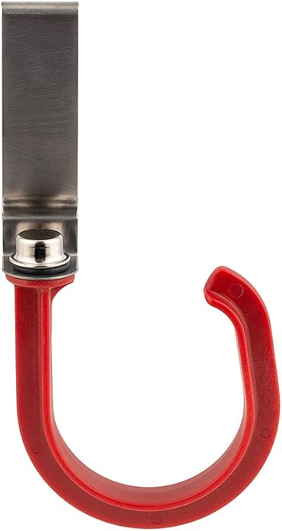 Bucket Boss Meathook Tool Holder Cordless Rotating Hook Belt Clip Red