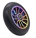 aibiku 110mm Pro Stunt Scooter Wheel with ABEC-9 Bearings fit for Fuzion/Envy/MGP/Lucky TFOX/Vokul Pro Scooters - Colorful (Pair)