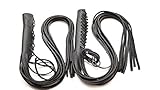 Heavy Duty Black Leather Motorcycle Lever Covers for Hd Motorcycles 20