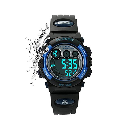 Kids Sports Watches Children For Girls Boys Waterproof Military Dual Display Wristwatches LED Watch