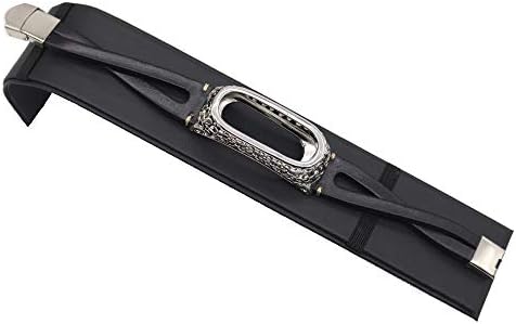 Replacement Mi Band 3 Miband 3 Band,Replacement Leather Wristband Band Strap Bracelet for Xiaomi Mi Band 3 Bracelet|Men Women Watch Band Accessories