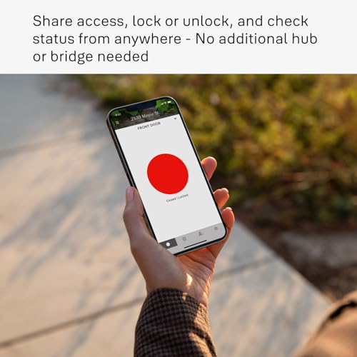Yale Security Assure Lock 2 Deadbolt, Black Suede Keyed Smart Entry Door Lock with Wi-Fi Connected Keypad for Code Entry and Remote Access, YRD410-WF1-BSP