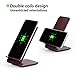Fast Wireless Charger,Yolike 2 Coils Quick Wireless Charger Wood Grain A8 for Samsung S8 S8+ S7 S7 Edge S6 Edge+ Note5