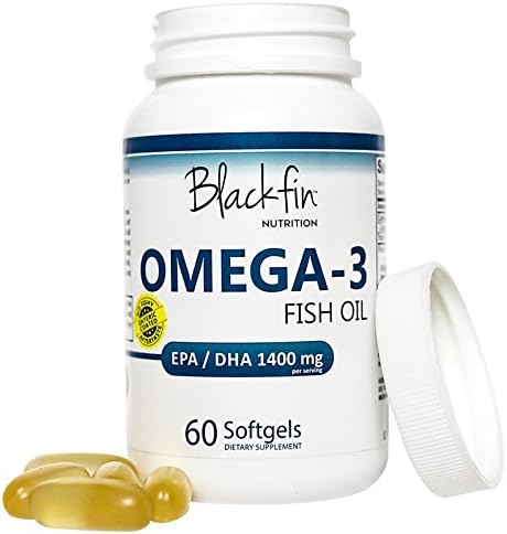 Blackfin Nutrition’s Omega-3 Fish Oil Dietary Supplement Softgels are Packed with 1400 mg of EPA/DHA Essential Omega-3 Fatty Acids per Serving, are GMO Free, and Enteric Coated to Prevent Fish Burps.