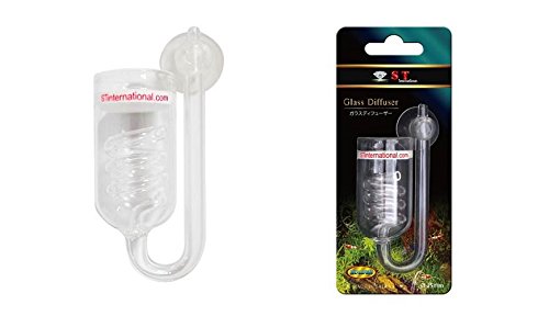 S.T. International Aquarium CO2 Glass Diffuser, Tall, 25mm