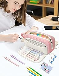 SUNEE Cute Pencil Case, Aesthetic Pen Pouch, Kawaii
