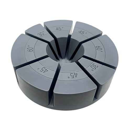 SPANSEE Stained Glass Angle Tool, 3D Stained Glass Soldering Jig, Stained Glass Supplies, Stained Glass Angle Jig Fixture, Stained Glass 3D Angle Wedge Tool 30°,45°,60°,75°,90°,105°,120°,135°,150°