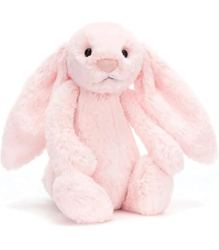 Amazon.com: Jellycat Bashful Hot Pink Bunny Stuffed Animal