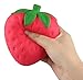 Squisy Strawberry Cream Scented Slow Rising Squeeze Toy Cell Phone Charms Pendant Strap Small Release Stress