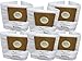 CASA VACUUMS replacement for Shop-Vac Type A HEPA FILTRATION Bags, compatible to 9066700 1.5-Gallon All Around Collection Bag, 6-Pack
