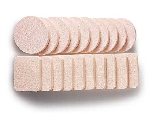 KOOBA Face Powder Puff Makeup Blender Puff Sponges for Cosmetic Flawless Foudation 20pc Set