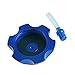 Annpee Petrol Gas Fuel Tank Cap Cover with Breather Valve For Chinese Pit Dirt Bike Motorcycle SSR Thumpstar KLX Lifan YX 50cc-160cc (Blue)
