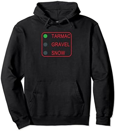 Unisex Lancer Evolution Evo Tarmac Gravel Snow Pullover Hoodie 2XL Black