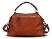 Hynes Victory Womens Luxury Hobo Handbag (Brown)