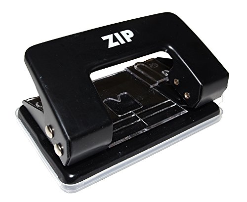 ZIP 2 Hole Punch with 8 Sheet Capacity - Black