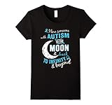 Women's Autism Shirts - Autism Awareness Ribbon T-shirts Mom/Dad/Kid XL Black