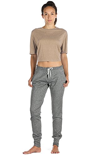 image for icyzone Open Back Workout Top Shirts - Yoga t-Shirts Activewear Exerci