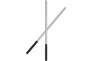 KaiMinDogz One Pair 17.2 Inch Torsion Spring Winding Rods with Non-Slip Handle,1/2 Inch Diameter Solid Steel Metal Winding Bars Hardware for Adjusting or Replacing Garage Door Tension Springs