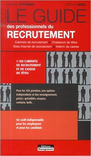 Amazon Fr Le Guide Des Professionnels Du Recrutement 1400 Cabinets De Recrutement Et De Chasseur De Tetes Kroll Pascale Guiomard Gwenole Livres