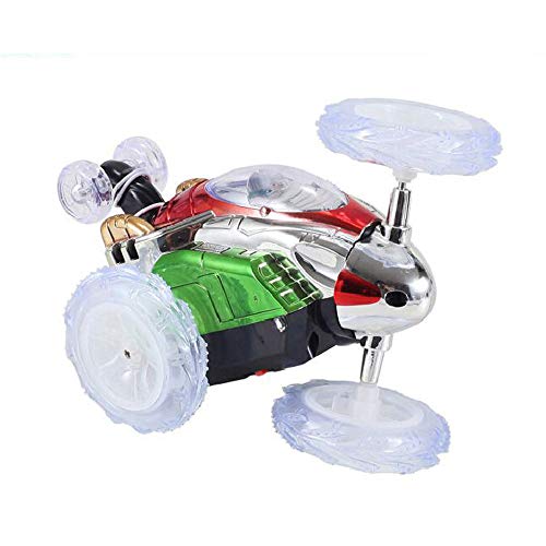 Ranoff Remote Control 360 Stunt LED Lighting Car Toy for Boy Girl Kid (Multicolour)