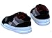 Kuner Baby Boys and Girls Cotton Rubber Sloe Outdoor Sneaker First Walkers Shoes (12.5cm(6-12months), Black)