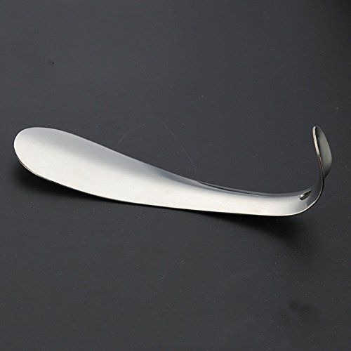 CGMJ 2 Pcs 5.9" Length Stainless Steel Shoe Horn Suitable for Travel