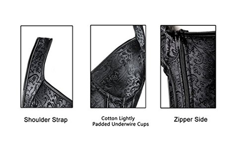 6 Zhitunemi+Jacquard+Shoulder+Overbust+Bustiers