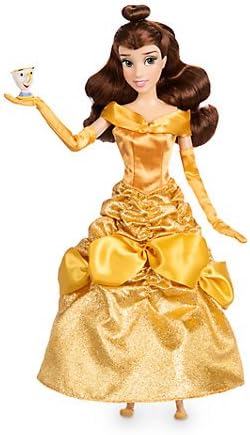 Official Disney Store Beauty & The Beast Belle Classic Doll With Chip 12" Figure