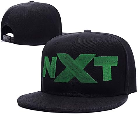 NXT Logo Adjustable Snapback Embroidery Hats Caps - Black/Green