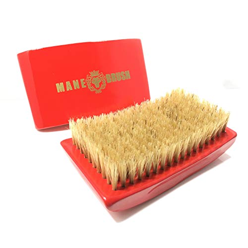 The Mane Brush Mens Curved Military Hair And Beard Brush